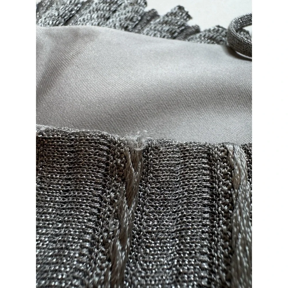 Givenchy - Metallic 4G Cable Knit Maxi Dress‎ Size L - Picture 14 of 16